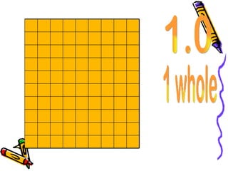1.0 1 whole 