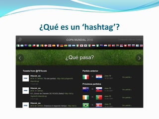 ¿Qué es un ‘hashtag’?