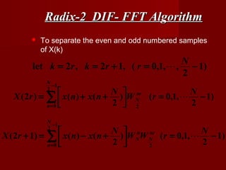 Decimation in time and frequency | PPT