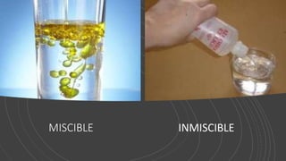 MISCIBLE INMISCIBLE
 