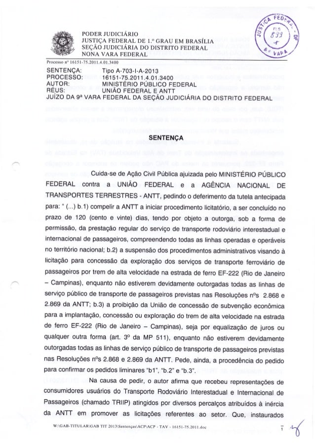 Decisão de mérito Licitação de ônibus interestaduais Decisão de mérito Licitação de ônibus interestaduais