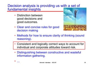 Decision making in the oil and gas industry | PDF