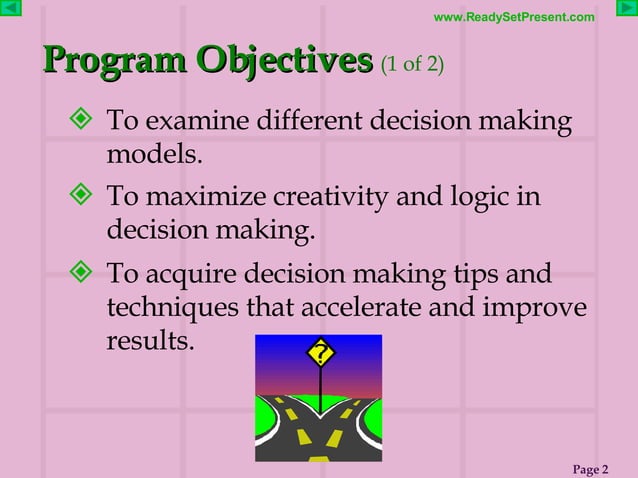 DECISION MAKING POWERPOINT | PPT