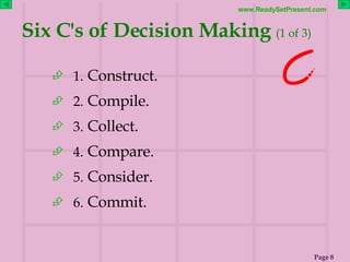 DECISION MAKING POWERPOINT | PPT