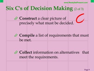 Decision Making. - ppt download