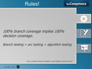 Decision Testing and Decision Coverage. ISTQB Whitebox techniques with ...