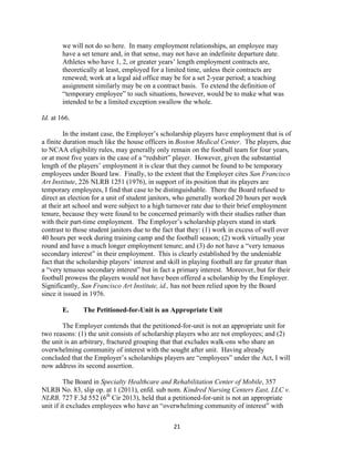 21
we will not do so here. In many employment relationships, an employee may
have a set tenure and, in that sense, may not...