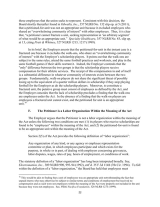 22
those employees that the union seeks to represent. Consistent with this decision, the
Board shortly thereafter found in...