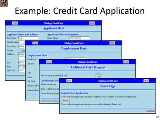 Example: Credit Card Application 
30  