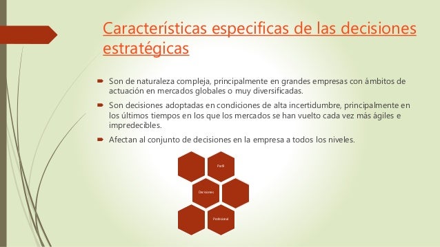 Decisiones estratégicas 2