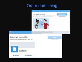 If you go to a car dealership, the more
exhausted by decision fatigue, the more likely
the buyer is going to agree to default choices
provided by the dealer. This is where they get
your money.
Source NYT article Do You Suffer From Decision
Fatigue? :
http://www.nytimes.com/2011/08/21/magazi
ne/do-you-suffer-from-decision-
fatigue.html?pagewanted=all&_r=2&
“Sequential choices and the apparent mental
depletion that they evoke also increase
people's tendency to simplify decisions by
accepting the status quo”
“German car buyers, for instance, were more
likely to accept the default attribute level
offered by a manufacturer later in a sequence
of attribute decisions than earlier, particularly
when these choices followed decisions
between many alternatives that had required
more mental resources to evaluate.”
Order and timing - Evil
Edition
 