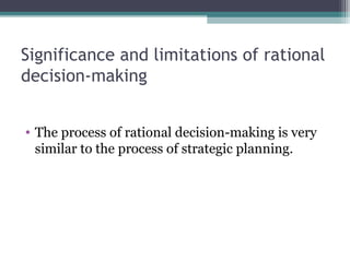 Decision Making : Management Function | PPT