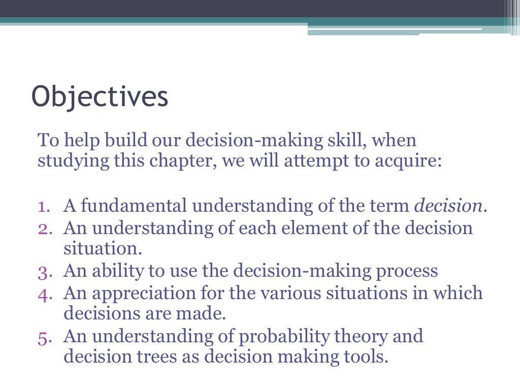 Decision Making Principles Of Management