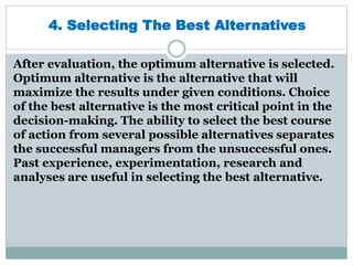 Decision making | PPTX