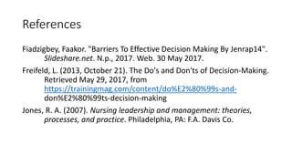 Decision making | PPT