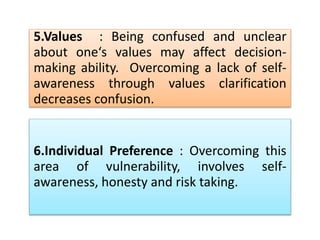 Value Confusion Decision Making Power point Presenation Slides | PPTX