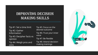 Out Come The Tips The Essence of Good Decision making.pptx