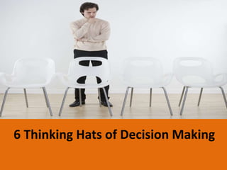 6 Thinking Hats of Decision Making
 