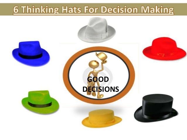 Decision making 6 thinking hats