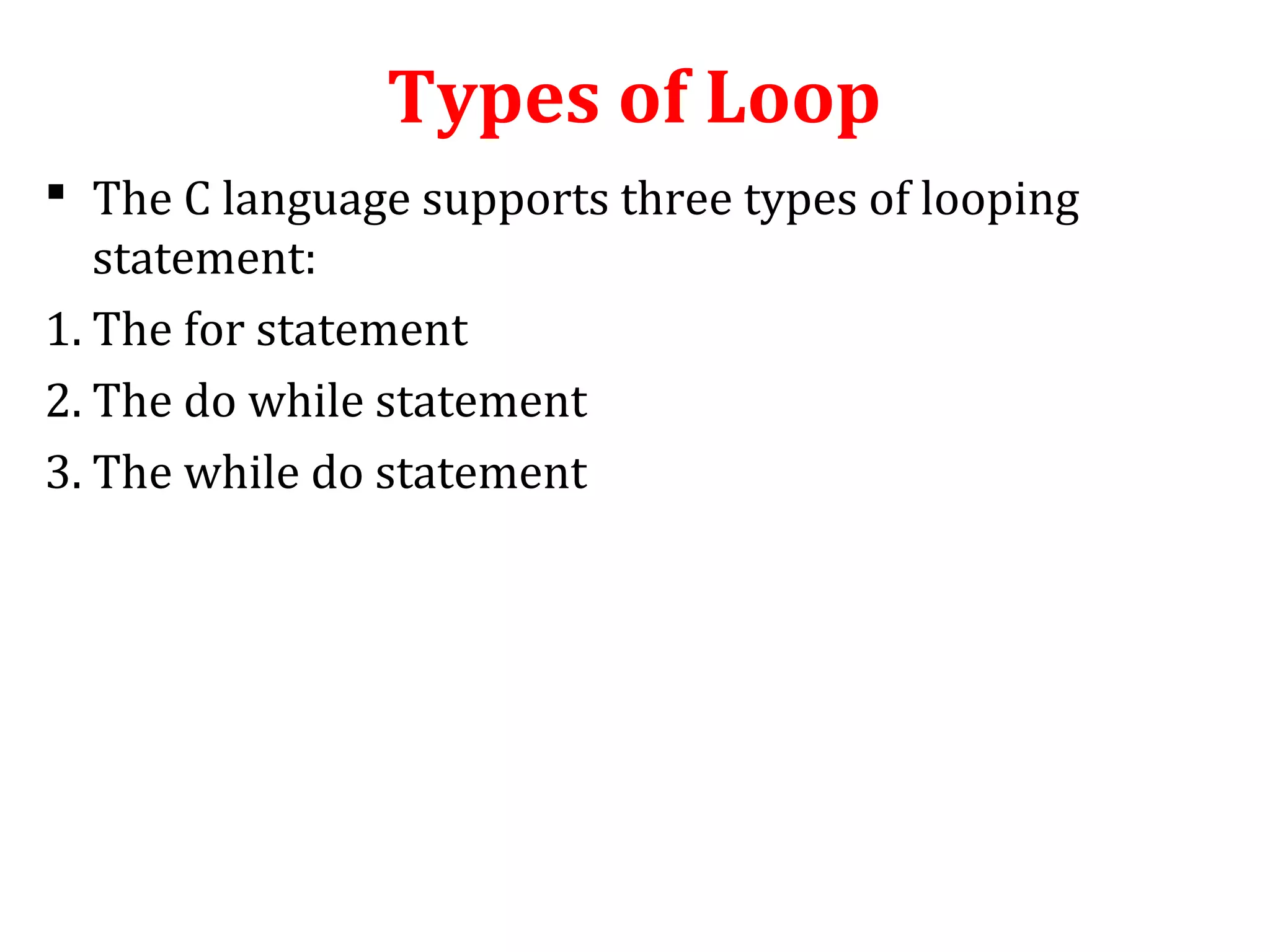 Decision making and looping | PPT | Programming Languages | Computing