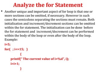 Decision making and looping | PPT