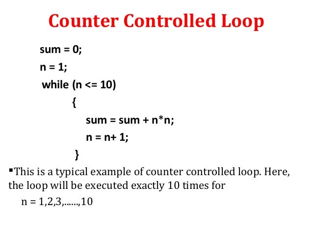 count controlled loop python