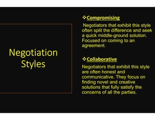 Negotiation Looks Decision making and negotiation | PDF