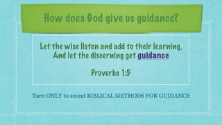 Decision making, Discerning the Will of God | PDF