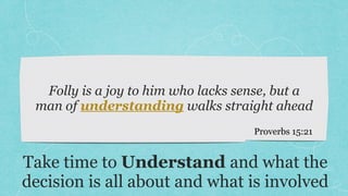 Decision making, Discerning the Will of God | PDF