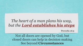 Decision making, Discerning the Will of God | PDF