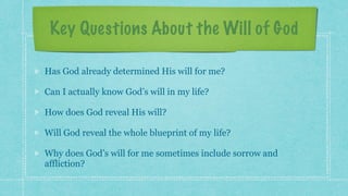 Decision making, Discerning the Will of God | PPT