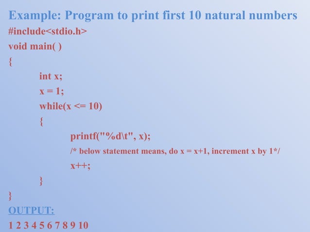 Decision making in C(2020-2021) statements | PPT