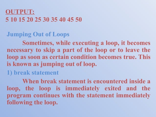 Decision making in C(2020-2021) statements | PPT