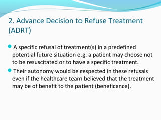 Decision making in end of life care | PPT