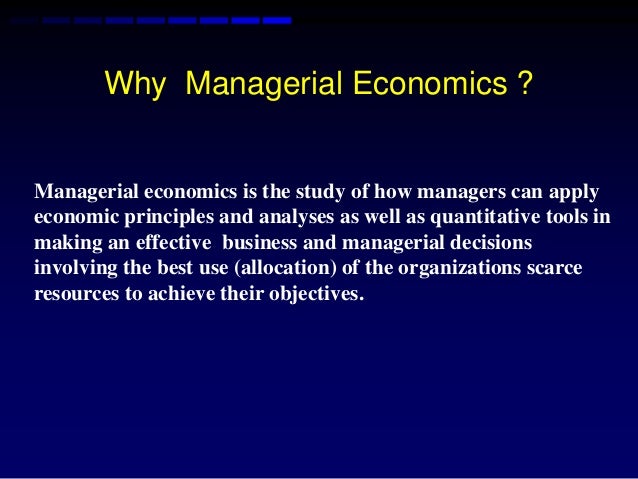 managerial and economix decision managerial and economix decision