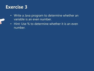 OBJECT ORIENTED PROGRAMMING WITH JAVA - DECISION MAKING | PPTX