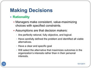 Conveying the decision to and gaining commitment from those who will carry out the decision.10/1/201115