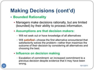Exhibit 1.2	Decisions in the Management Functions10/1/201117
