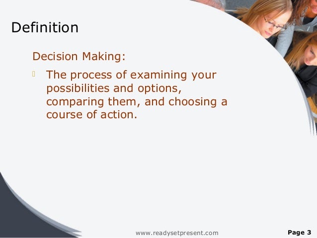 Decision making