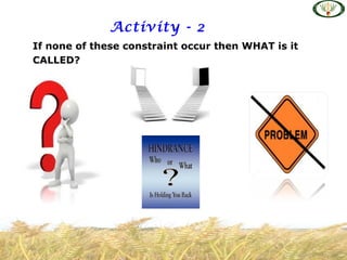 If none of these constraint occur then WHAT is it
CALLED?
Activity - 2
 