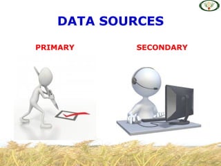 DATA SOURCES

PRIMARY    SECONDARY
 