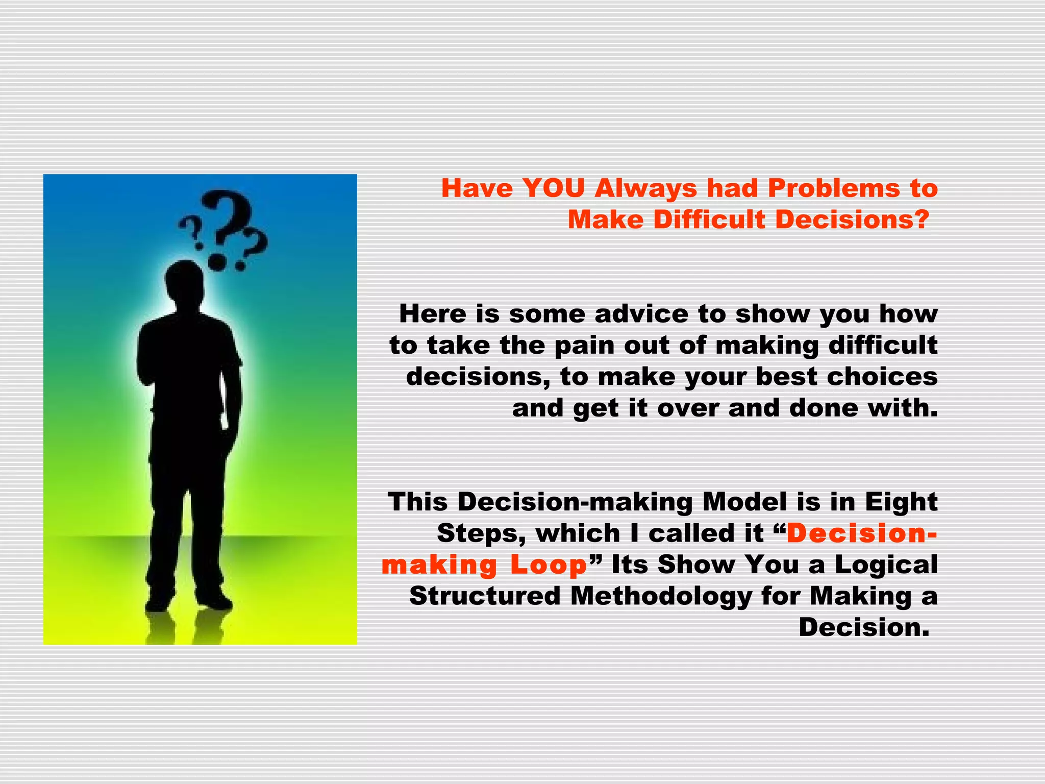 Decision making skills | PPT