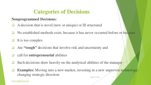 tough decisions examples