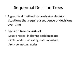 Decision Making Under Uncertainty Decision Tree.ppt