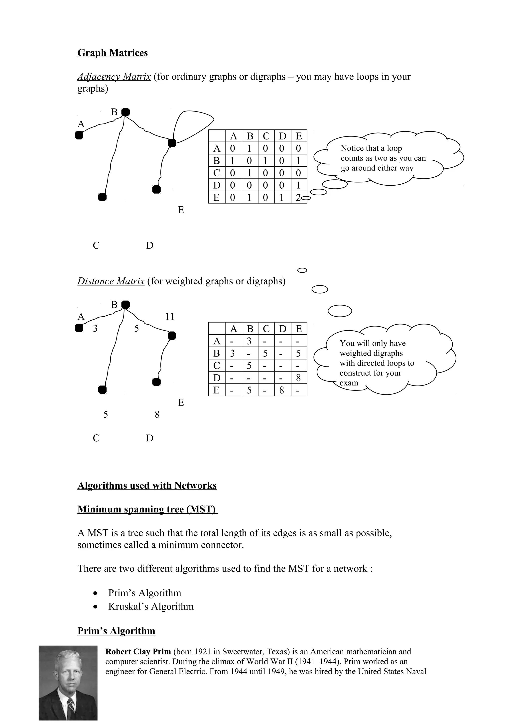 Decision maths 1 graphs and networks | DOC