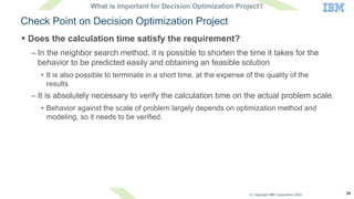 Decision optimization how to carry projects | PPT