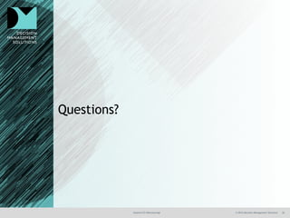 @jamet123 #decisionmgt © 2016 Decision Management Solutions 26
Questions?
 