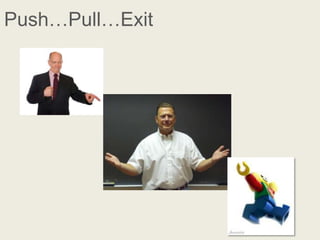 Push…Pull…Exit
 