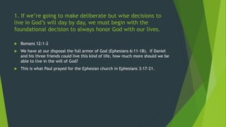 Decisions that determine destiny | PPT