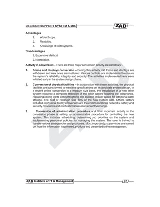 Decision support n system management | PDF